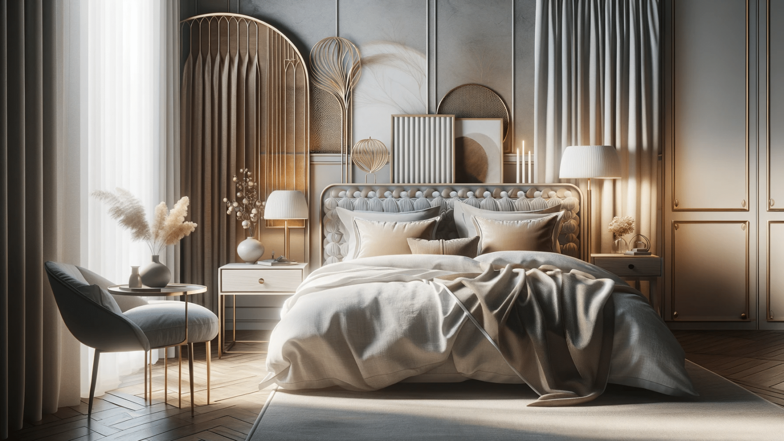 DALL·E 2023-12-17 16.07.55 - A stylish and elegant blog header image for an interior design blog post about bedrooms. The image should feature a beautifully designed bedroom with